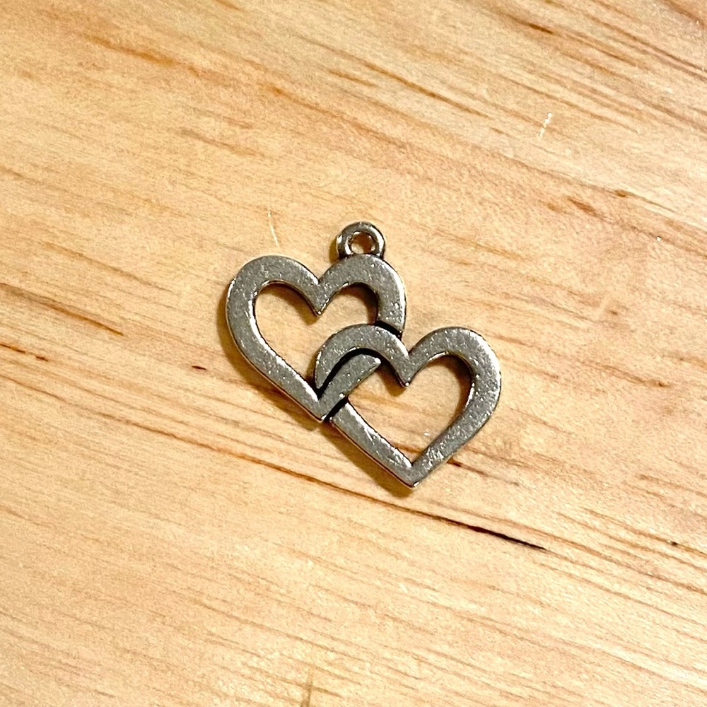 James Avery Double Heart Charm